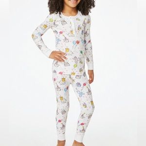 Roller Rabbit Birthday Bonanza Kids Pajamas size 14